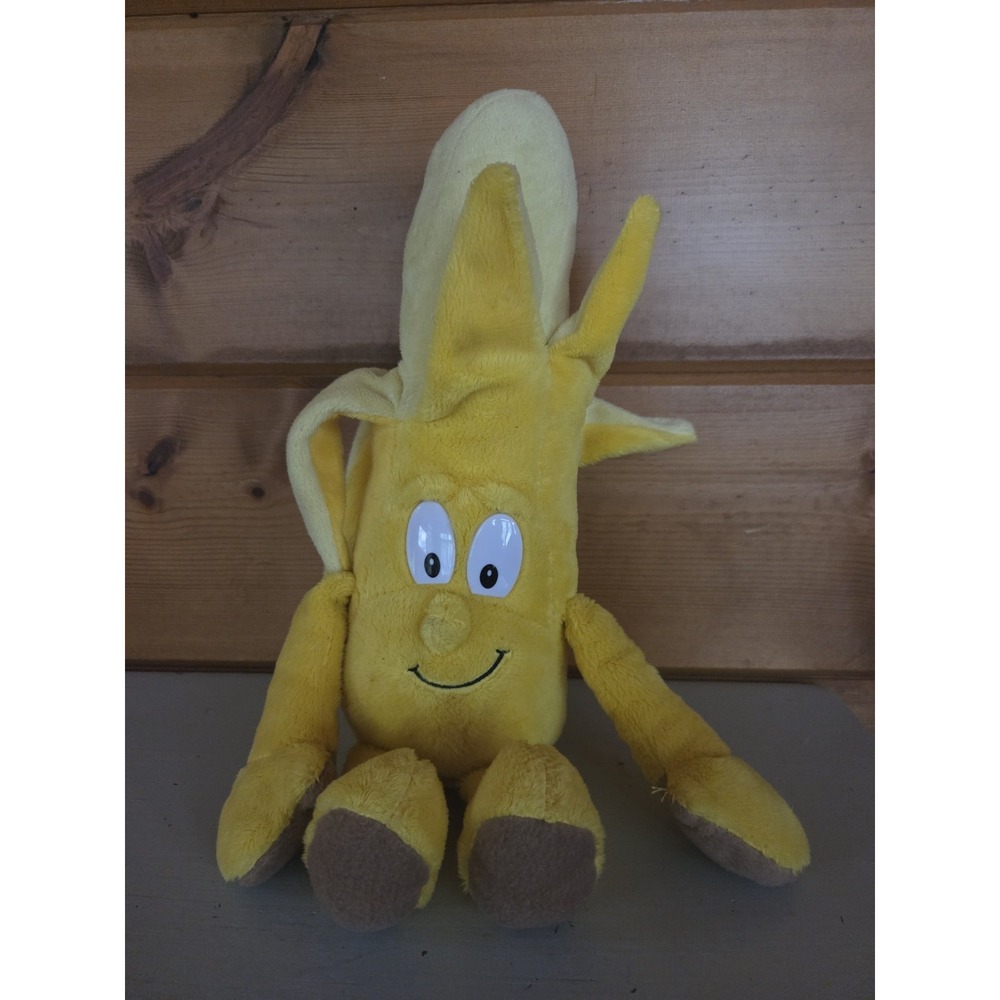 Goodness Gang Banana Plush Stuffed Animal Toy TCC Global Fruit Character 12" f42
